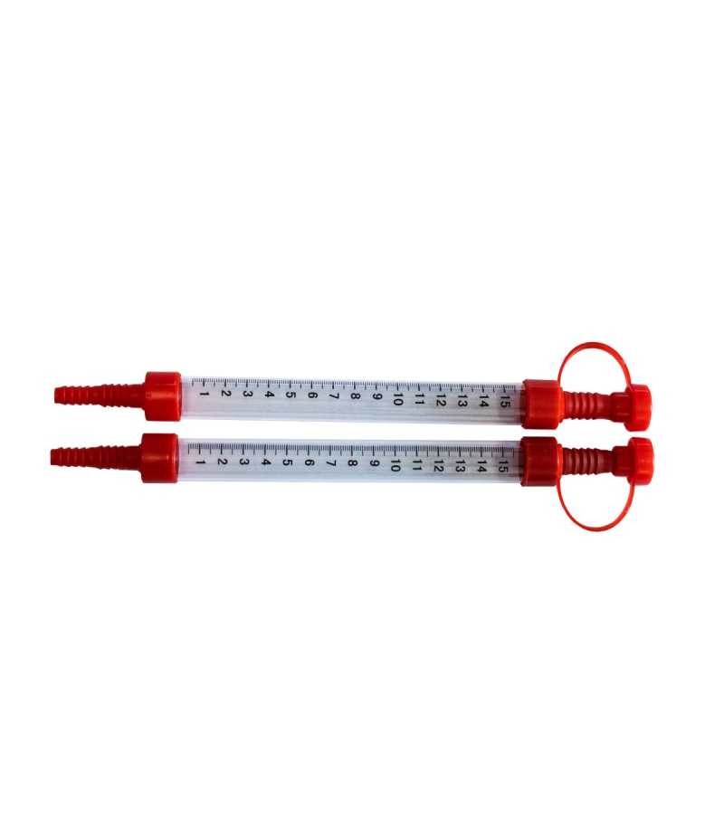 Set 2 fiole pentru furtun nivel LT16005 15cm Lumytools
