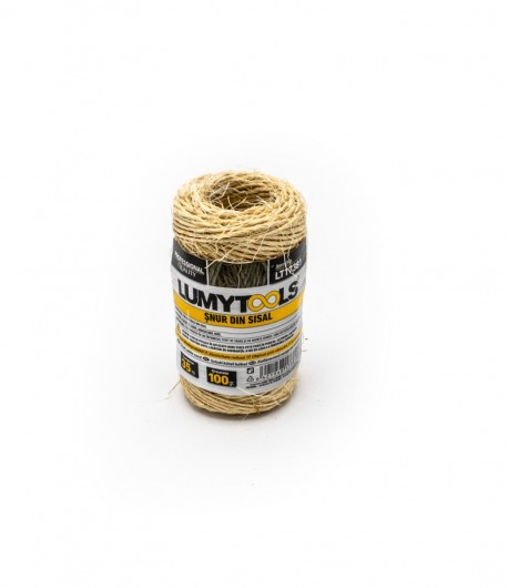 Snur din sisal - 35 m LT17381 Lumytools
