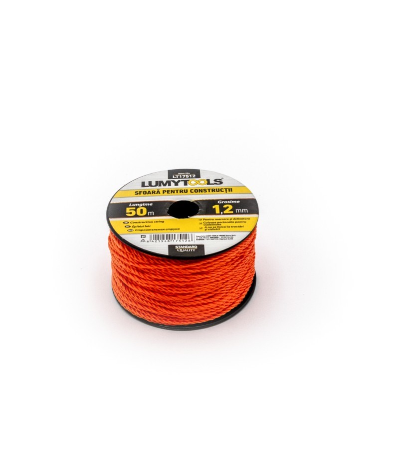 Sfoara pentru constructii, tip bobina 1,2 mm LT17512 50m Llumytools