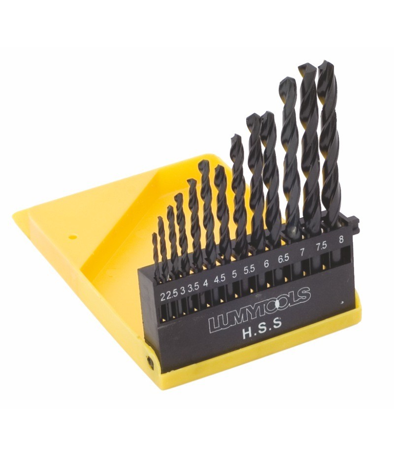Set 13 burghie pentru metal HSS LT22130 1.5-6.5mm Lumytools