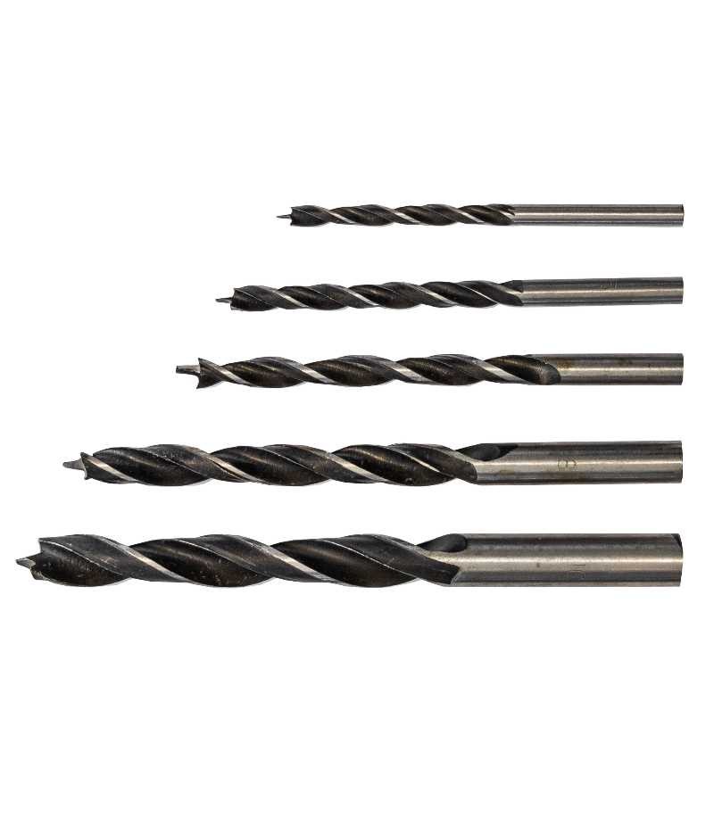 Set 5 burghie pentru lemn LT22350 4-10mm Lumytools
