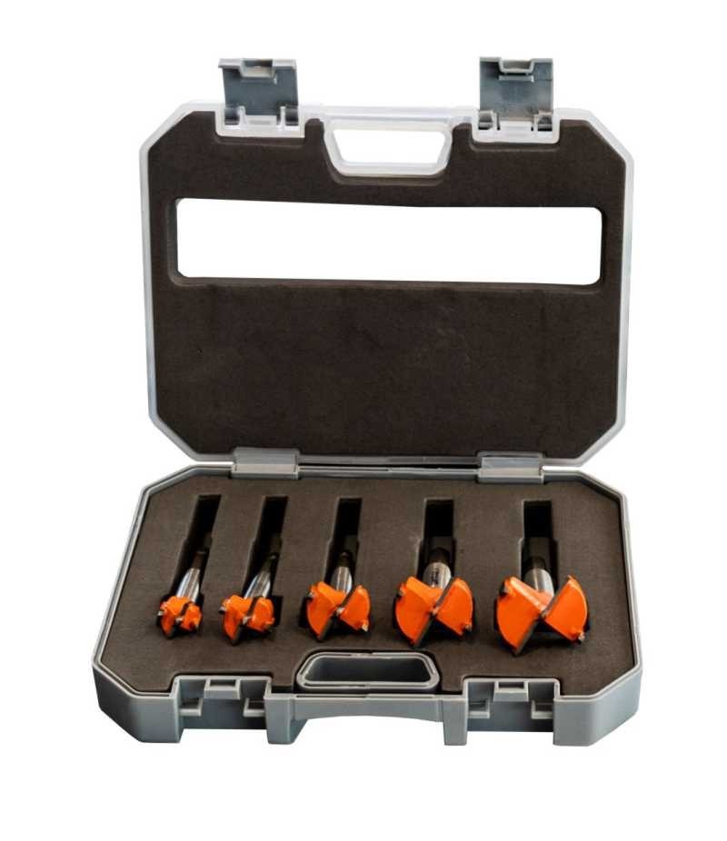 Set 5 freze cu vidia pentru lemn si pal LT22551 15-35mm Lumytools