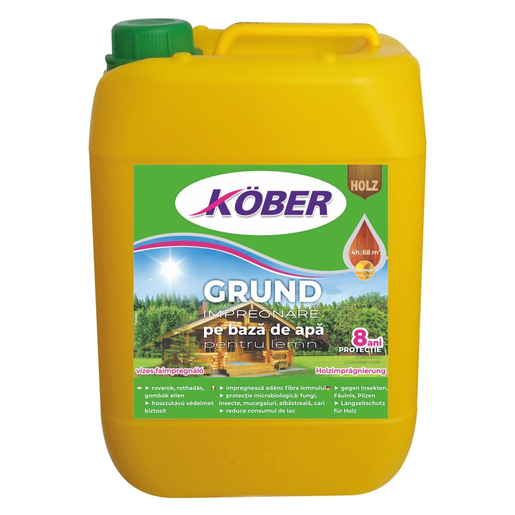 Impregnant pentru lemn pe baza de apa 4l kober