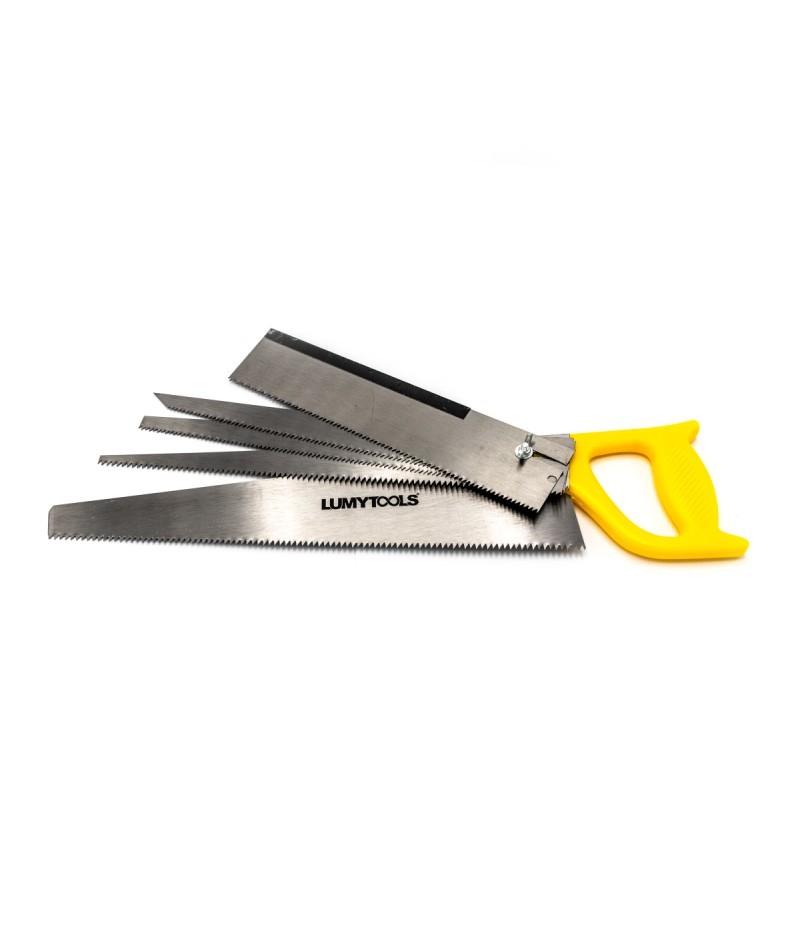 Fierastrau cu 5 lame - maner PVC LT28610 Lumytools