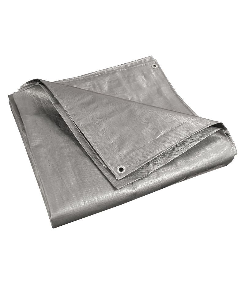 Prelata din polipropilena, cu inele, 5x4 m, 150 gr/mp, LT35615 Lumytools
