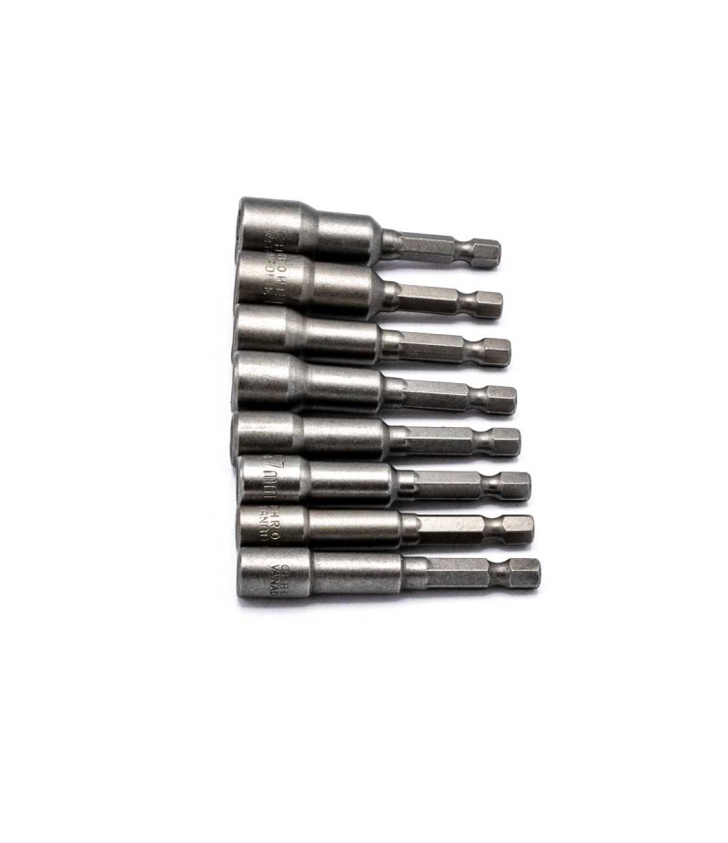 Set 8 chei tubulare cu coada LT65102 5-13x65mm Lumytools