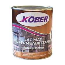 Lac impermeabil pentru piatra si beton, interior/exterior, transparent, 0.75l Kober
