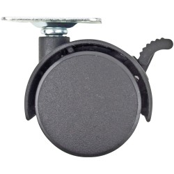 [410307] Roto mobila plate plastic, frana, set 4 - 40mm Venus