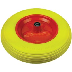 Roata roaba 14"x3.5 - 8, ax D14mm, poliuretan SSPU rulment Venus