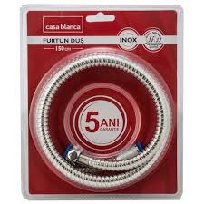 Furtun de dus, CasaBlanca, CBFX150, 150cm, inox