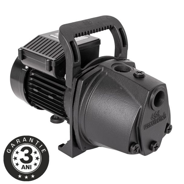 [FSG4453] Pompa autoamorsanta de gradina Wasserkonig FSG4453, putere 950 W, debit 3180 l/h, inaltime refulare 44 m, fonta
