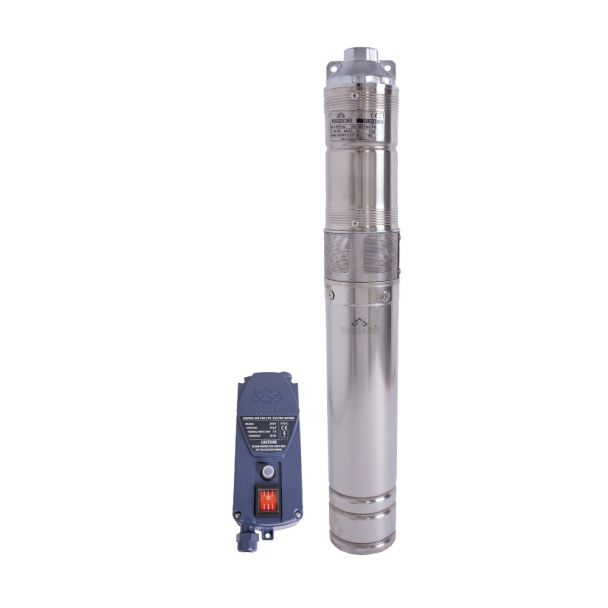[SI12550] Pompa submersibila cu surub Wasserkonig SI12550, pentru ape curate, diametru 4", putere 1600 W, debit 3000 l/h, inaltime refulare 125 m, cablu 15m