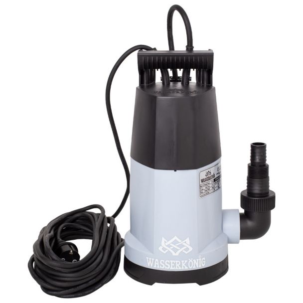 [SPMC8117] Pompa submersibila din plastic Wasserkonig SPMC8117, particule max. 5 mm, putere 400 W, debit 7000 l/h, inaltime refulare 7.5 m, flotor electromecanic