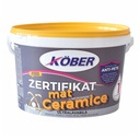 Vopsea ultralavabila Zertifikat cu microsfere ceramice, mat, alba, interior / exterior, 3l Kober