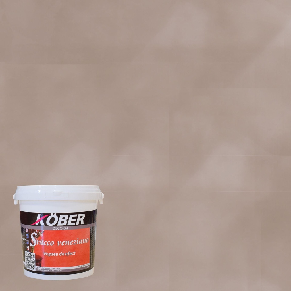 Efect stucco v8711 negru P1 Kober