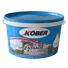 Vopsea lavabila exterior, Fassade, alba, 8.5l Kober