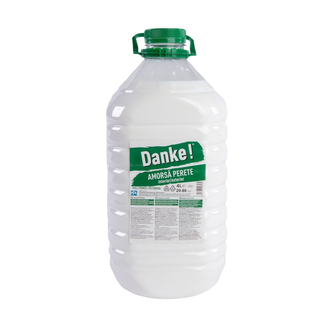 Amorsa perete Danke, interior / exterior, 4 L