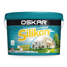 Vopsea lavabila exterior Silikon, alba, 5l Oskar