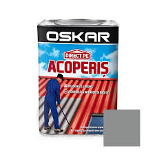 Vopsea alchidica Direct pe acoperis Oskar, exterior, argintiu, 2.5 L