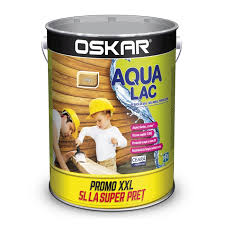 Lac pentru lemn Aqua Lac, stejar, pe baza de apa, interior / exterior, 5l Oskar