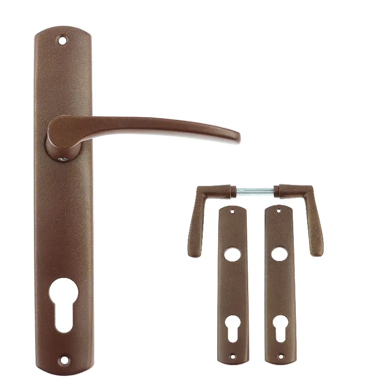 Maner + Sild pentru Cilindru, 90 mm, Maro, Yale