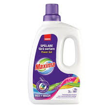 Detergent gel concentrat pentru rufe Maxima Mix&Wash, 60spalari, 3l Sano