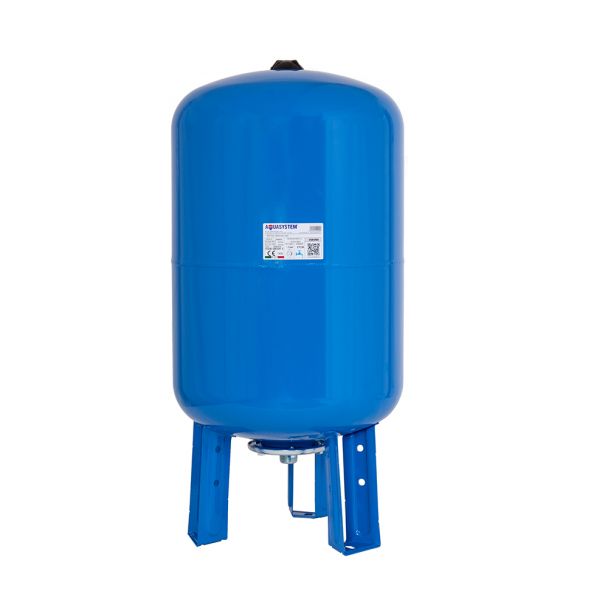 [vav80] Vas de expansiune vertical cu suport Aquasystem VAV80, apa rece, volum 80 l, presiune max.10 bari