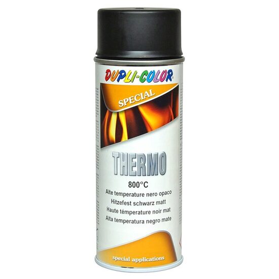 Vopsea spray rezistentă la temperatură Thermo 800°C, negru, 400ml Dupli Color