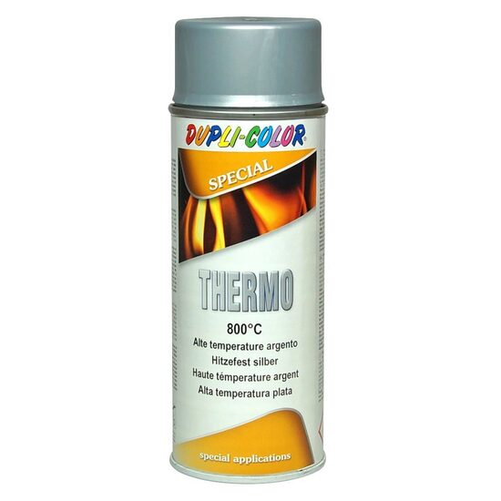 Vopsea spray rezistentă la temperatură Thermo 800°C, argintiu, 400ml Dupli Color