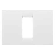 [gw22101] Rama System Virna GW22101, 1 modul, alba, pentru priza / intrerupator Gewiss 