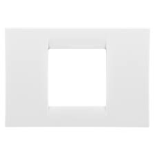 [gw22102] Rama System Virna GW22102, 2 module, alba, pentru priza / intrerupator Gewiss 