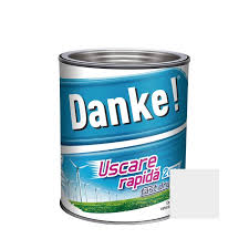 Vopsea alchidica pentru lemn / metal, exterior, alb, 2.5l Danke