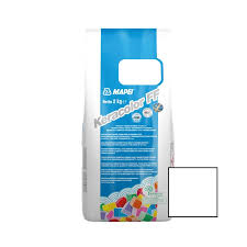 Chit de rosturi gresie si faianta Mapei Keracolor FF, 100 alb, interior / exterior, 2 kg