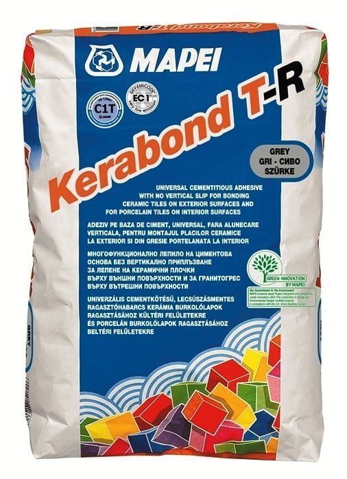 [31101] Adeziv gresie si faianta Mapei Kerabond T-R, interior / exterior, gri, 25 kg