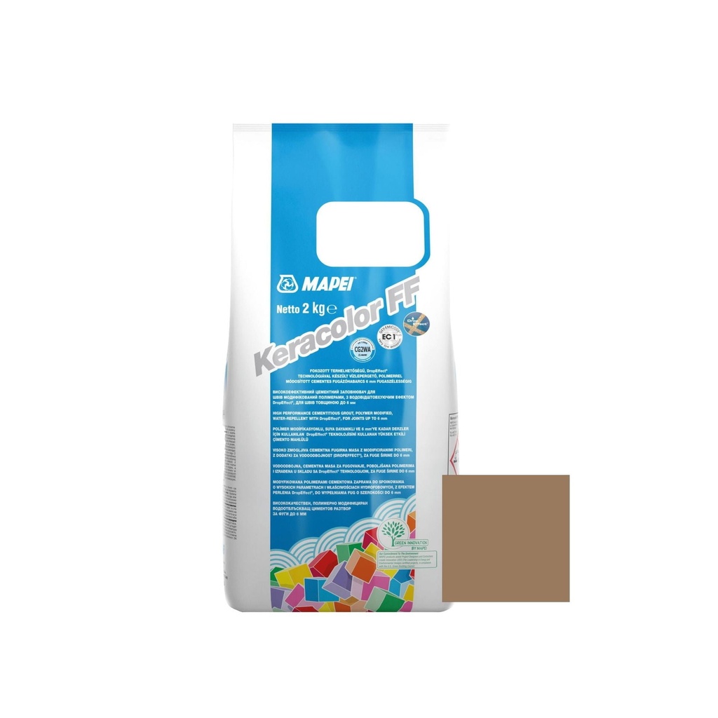Chit de rosturi gresie si faianta Keracolor FF135 golden dust, interior/exterior, 2kg Mapei