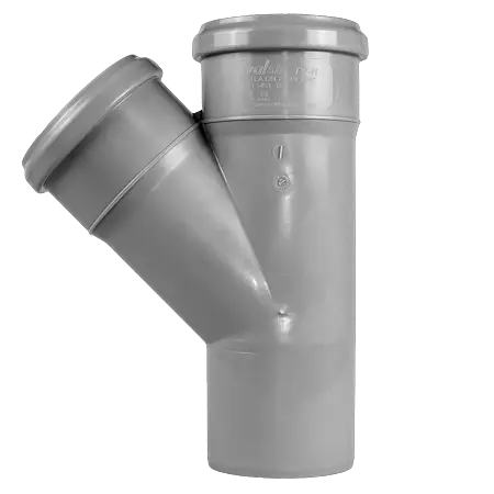 [757545pp] Ramificatie PP 75x75/45grd gri Valrom