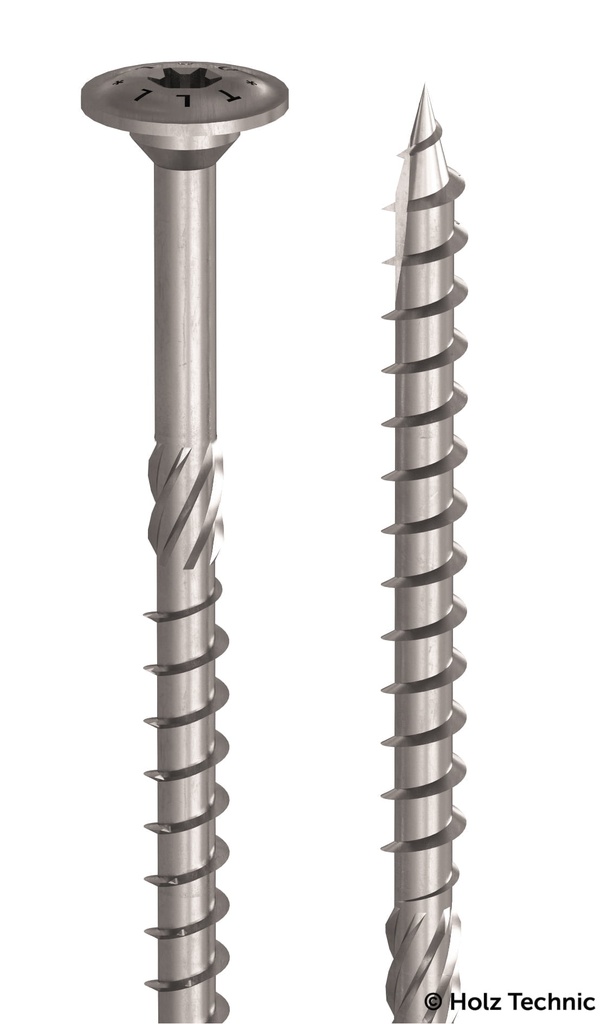 Surub cu cap larg 6x140 T30 Holz technic 