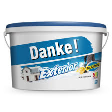 Vopsea lavabila exterior Danke, alb, 8.5 L