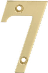 Placuta numar auriu 7  2" Amig