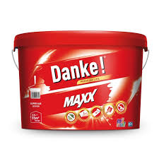 Vopsea lavabila interior, Maxx, alba, 2.5l Danke