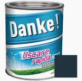 Vopsea alchidica pentru lemn / metal, Danke, exterior, gri antracit, 0.75 L