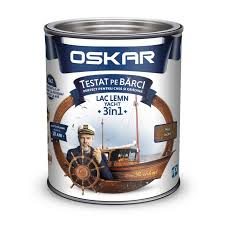 Lac pentru lemn Yacht, nuc inchis, interior / exterior, 2.5l Oskar