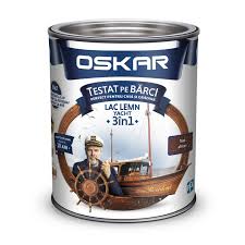 Lac pentru lemn Oskar Yacht, tec african, interior / exterior, 0.75 L
