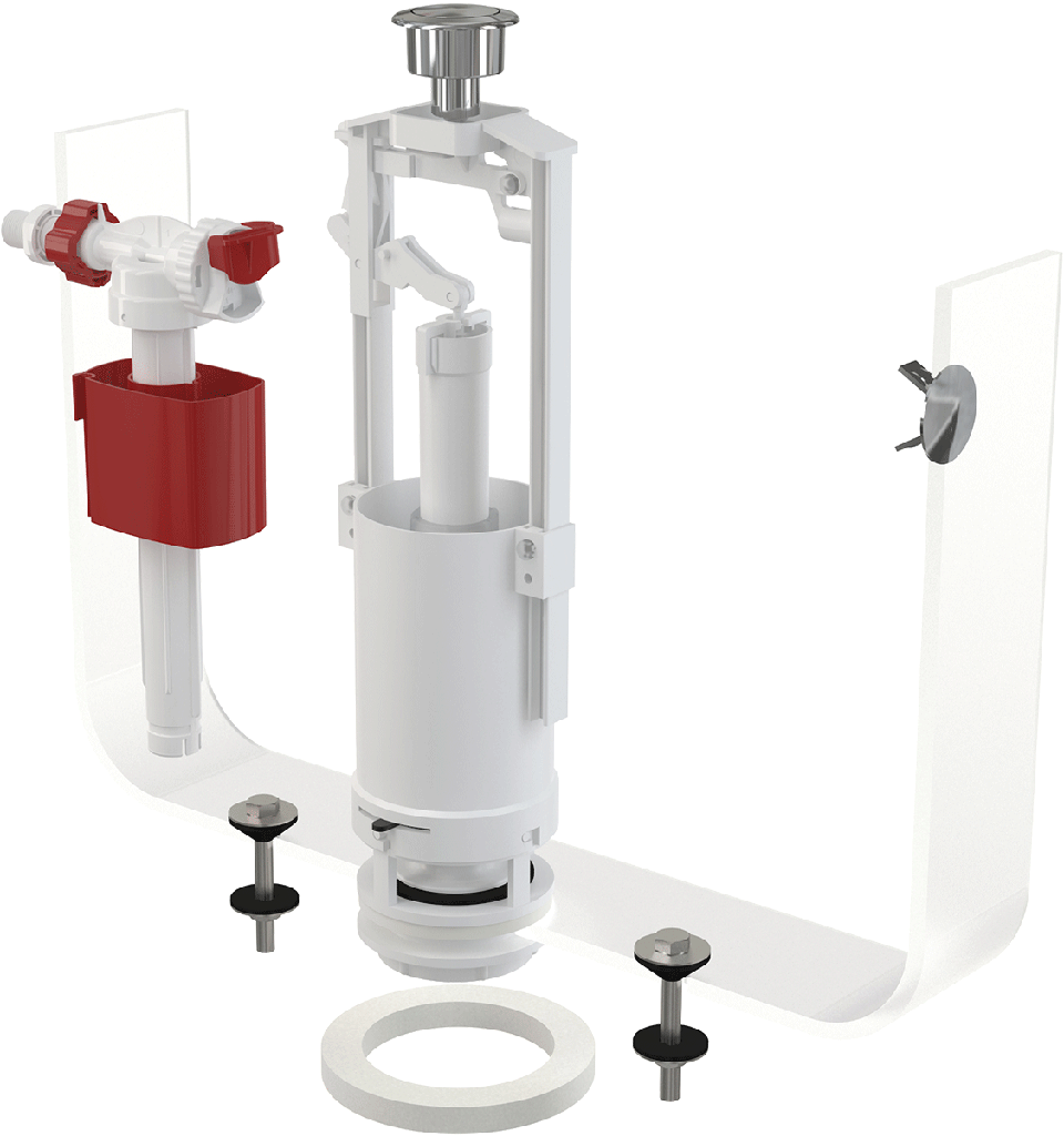 [sa2000 3/8] Set mecanism WC cu acţionare simplă 3/8" Alca Plast