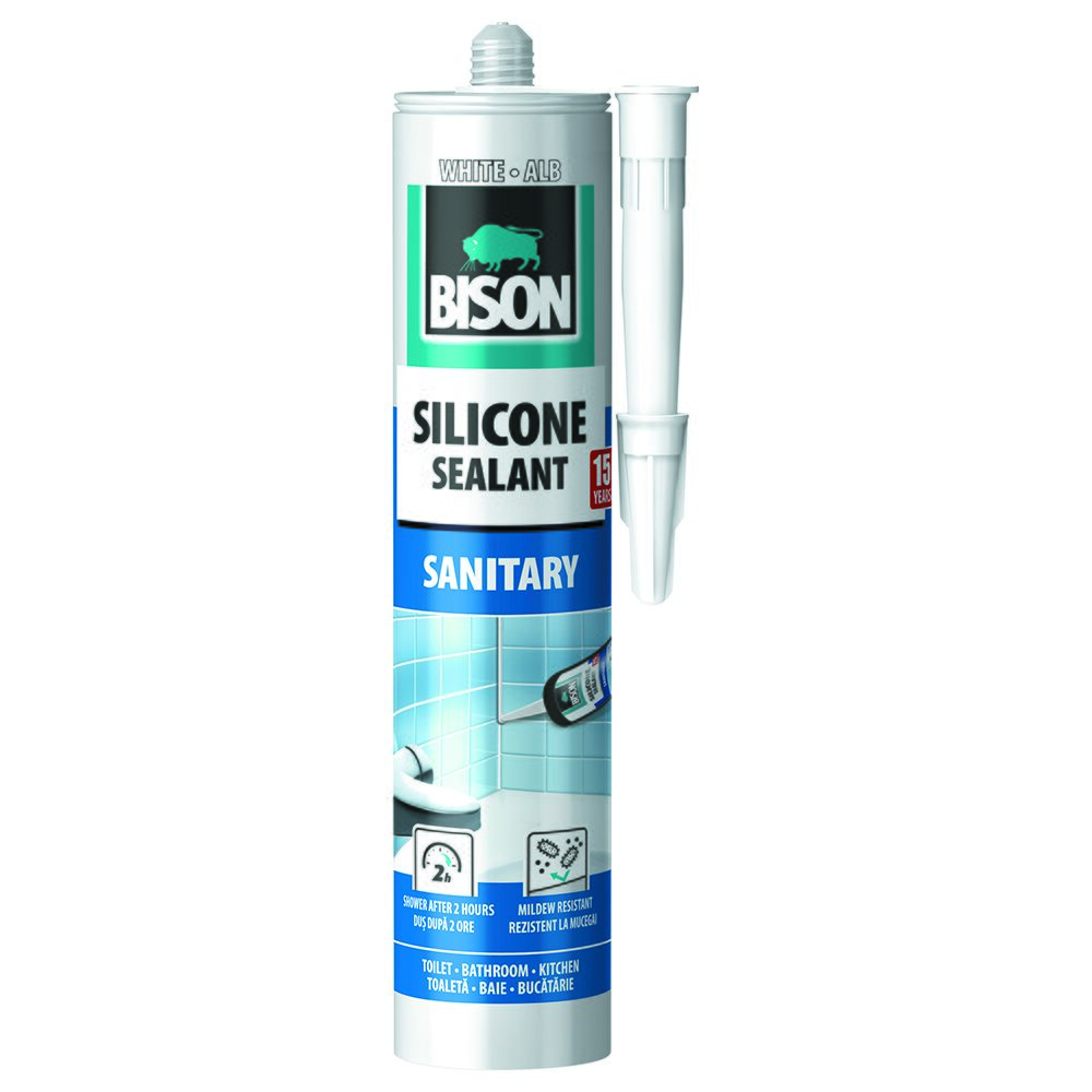 [423005] Silicon Sanitar alb 280ml, Bison