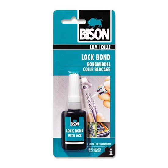 Agent de fixare/blocare pentru șuruburi și piulițe Lock Bond, 10ml Bison