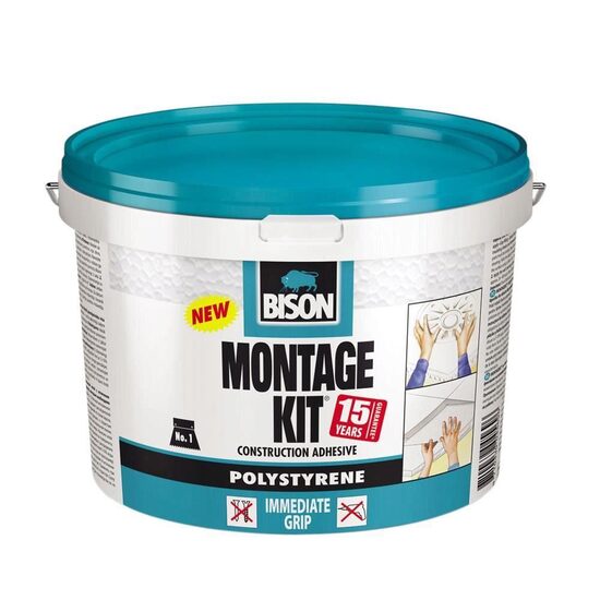 Adeziv pentru polistiren Montage Kit Polystyrene, 4kg Bison
