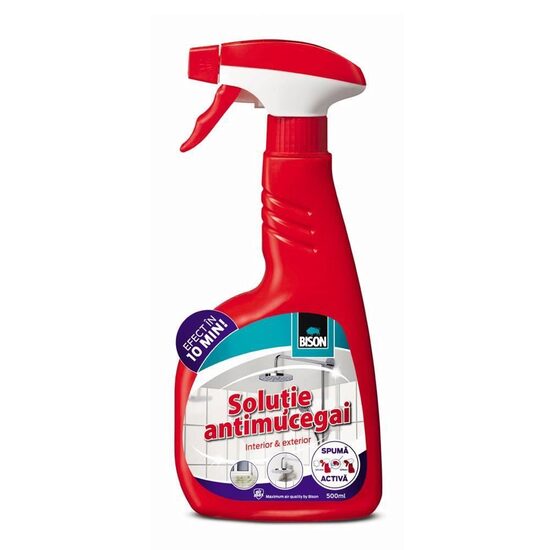[460100] Soluție antimucegai cu pulverizator BISON, 500ml, cu clor