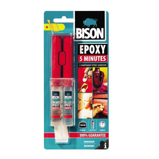 [400005] Adeziv epoxidic bicomponent rapid BISON Epoxy 5 minute, 2 x12ml