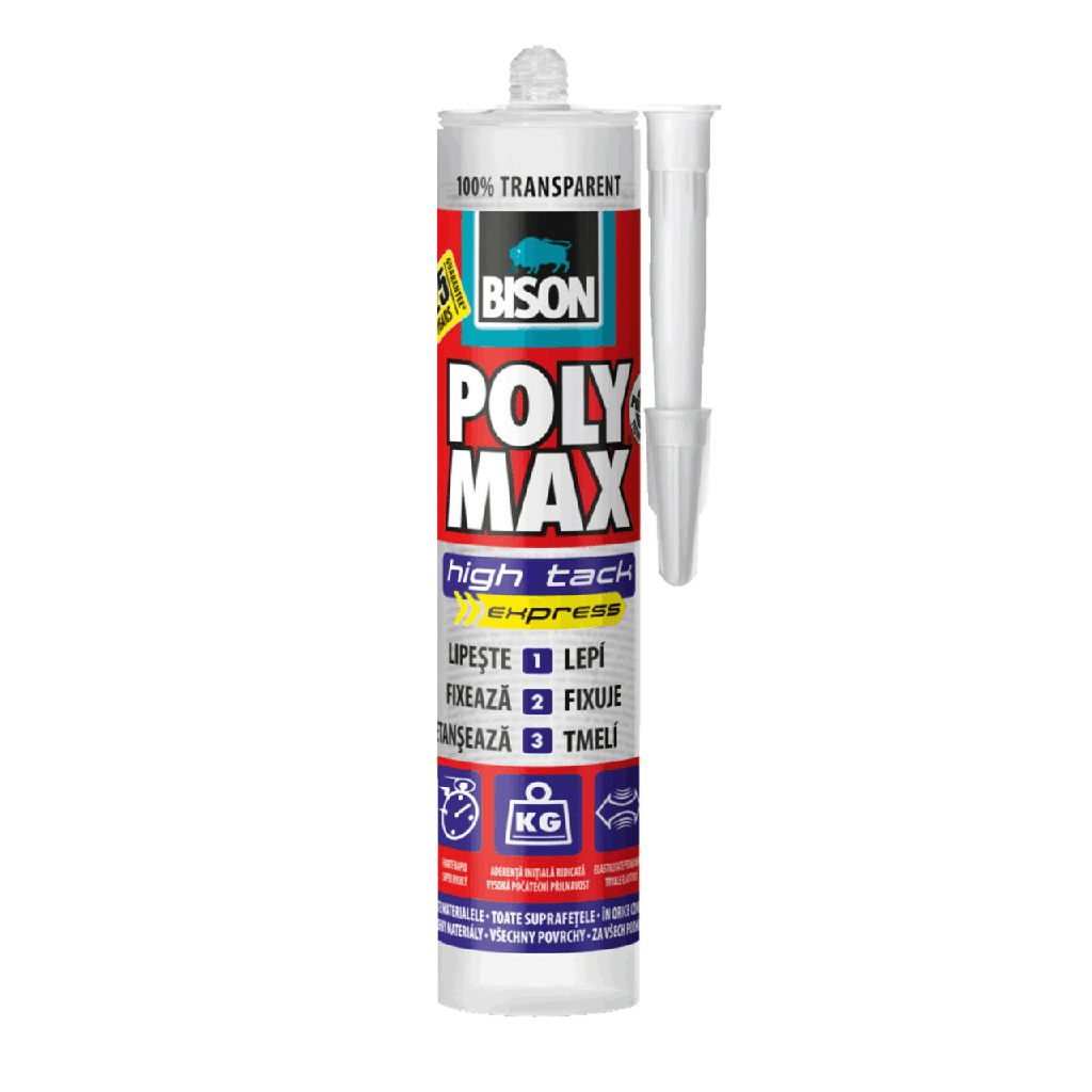[428984] Poly max high tack crystal express MS Polimer 300g bison
